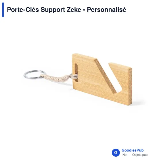 Porte-clés personnalisable avec logo pour entreprises - Image 2