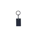 Variante bleu marine - Porte-clés personnalisable en acier inoxydable avec logo - Taraf