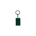 Variante vert foncé - Porte-clés personnalisable en acier inoxydable avec logo - Taraf
