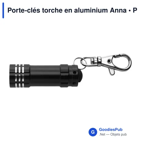 Porte-clés torche en aluminium  Anna
