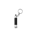Variante noir - Porte-clés torche en métal personnalisable avec logo - Audrey