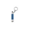Variante bleu cobalt - Porte-clés torche en métal personnalisable avec logo - Audrey