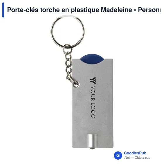 Porte-clés torche en plastique Madeleine - Image 7