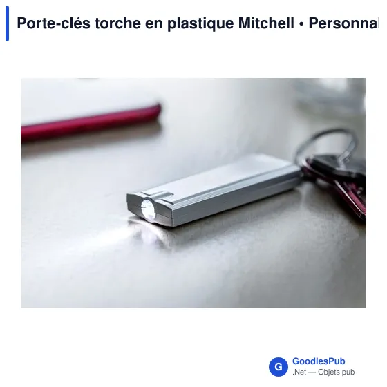 Porte-clés torche personnalisable avec logo - Mitchell - Image 6