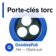 Porte-clés torche et décapsuleur Carla - Miniature 12
