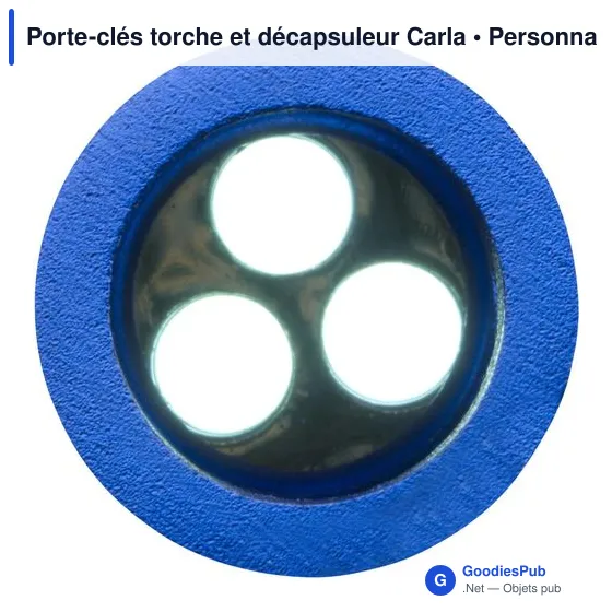 Porte-clés torche et décapsuleur Carla - Image 3