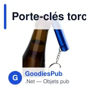 Porte-clés torche et décapsuleur Carla - Miniature 9
