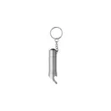 Variante argenté - Porte-clés torche et décapsuleur Carla