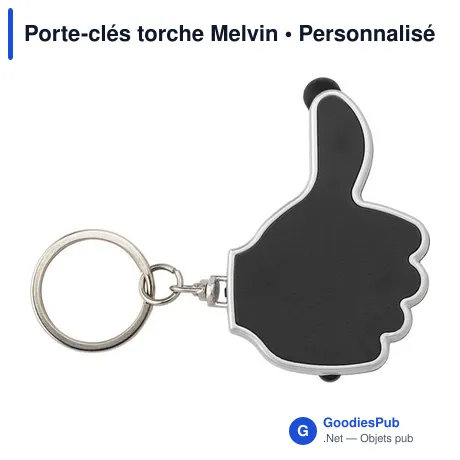 Porte-clés torche Melvin