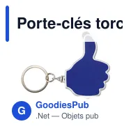 Porte-clés torche Melvin - Miniature 2