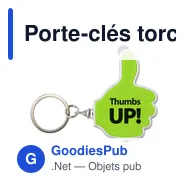 Porte-clés torche Melvin - Miniature 3