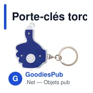 Porte-clés torche Melvin - Miniature 4