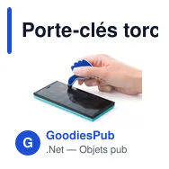 Porte-clés torche Melvin - Miniature 7