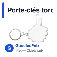 Porte-clés torche Melvin - Miniature 9