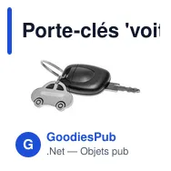 Porte-clés 'voiture' | Gillian - Miniature 5