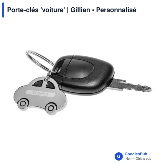 Porte-clés 'voiture' | Gillian - Image 5