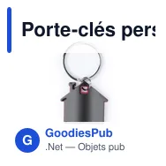 Porte-clés personnalisable en acier inoxydable avec logo - Zosin - Miniature 11