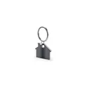 Variante blanc - Porte-clés personnalisable en acier inoxydable avec logo - Zosin