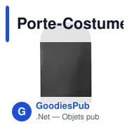 Porte-Costumes personnalisable Kibix avec logo - Housse en PEVA - Miniature 3