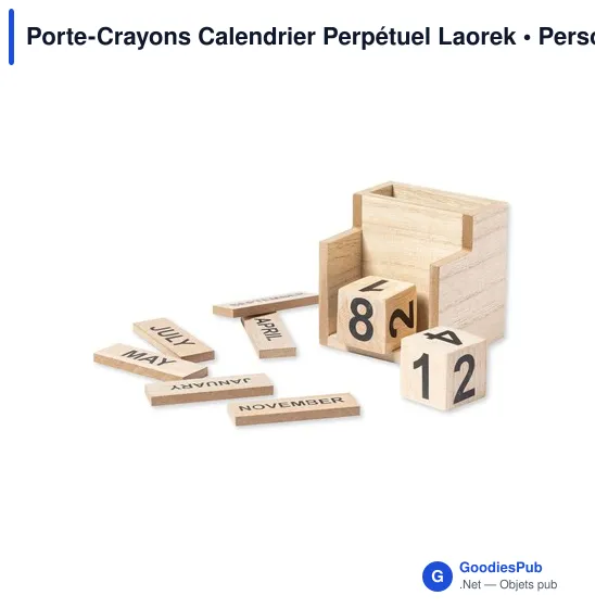 Porte-Crayons Calendrier Perpétuel Laorek - Image 3