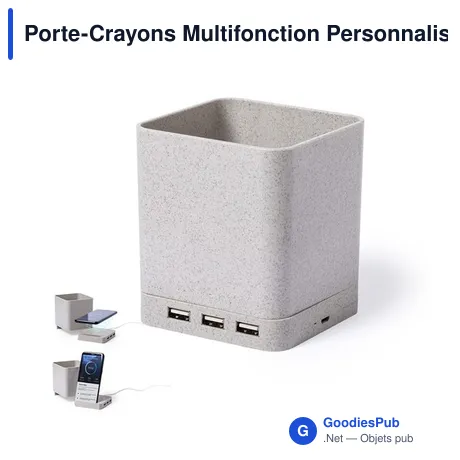 Porte-Crayons Multifonction Personnalisable avec Logo - Dowex