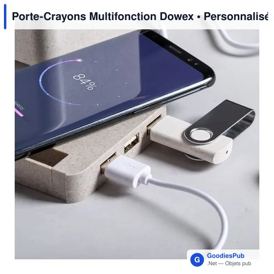Porte-Crayons Multifonction Personnalisable avec Logo - Dowex - Image 12