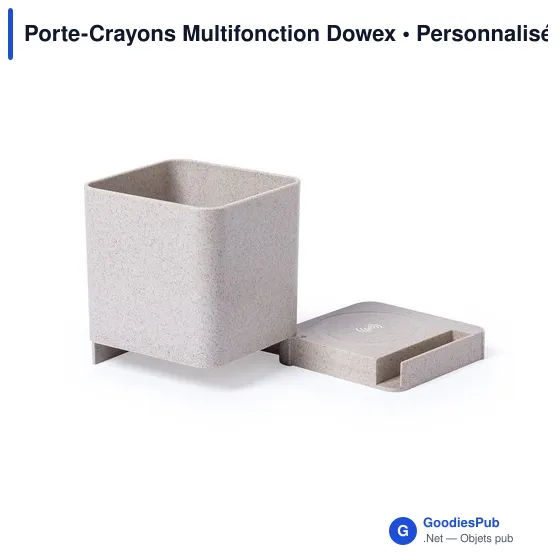 Porte-Crayons Multifonction Personnalisable avec Logo - Dowex - Image 3