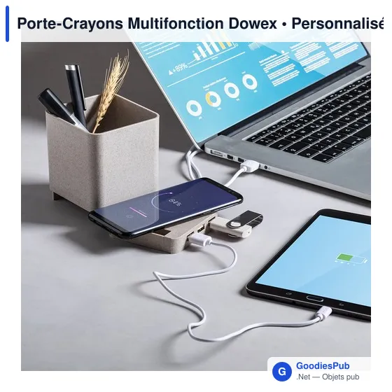 Porte-Crayons Multifonction Personnalisable avec Logo - Dowex - Image 4