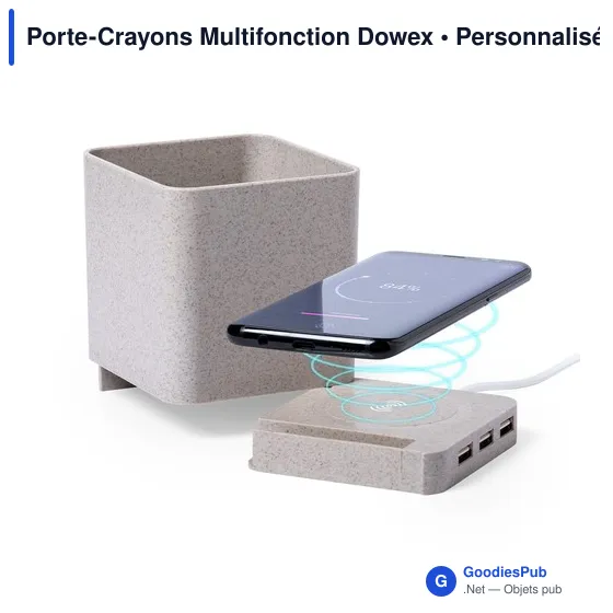Porte-Crayons Multifonction Personnalisable avec Logo - Dowex - Image 7