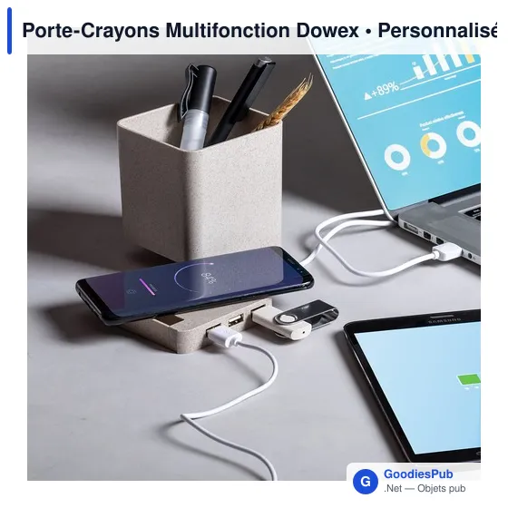 Porte-Crayons Multifonction Personnalisable avec Logo - Dowex - Image 10