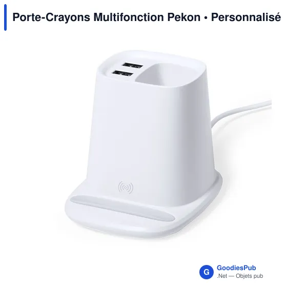 Stylo multifonction personnalisable avec logo - modèle Pekon - Image 3
