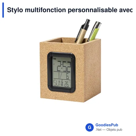 Stylo multifonction personnalisable avec logo - Wicam