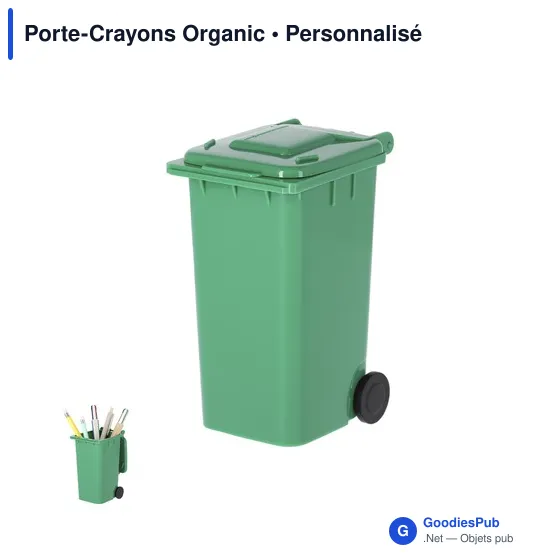 Porte-Crayons personnalisable en forme de conteneur avec logo - Image 10