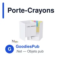 Porte-Crayons Porte Notes Ardoise Persut - Miniature 1