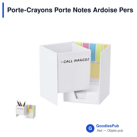 Porte-Crayons Porte Notes Ardoise Persut