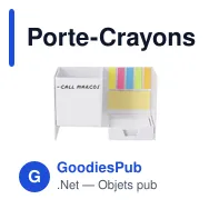 Porte-Crayons Porte Notes Ardoise Persut - Miniature 2