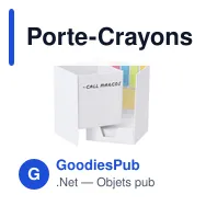 Porte-Crayons Porte Notes Ardoise Persut - Miniature 4
