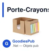Porte-Crayons Porte Notes Arolax - Miniature 2
