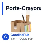 Porte-Crayons Porte Notes Arolax - Miniature 4