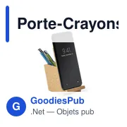 Stylo personnalisable avec logo - Support smartphone intégré - Miniature 3