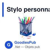 Stylo personnalisable avec logo pour objets publicitaires - Miniature 9