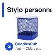 Stylo personnalisable avec logo pour objets publicitaires - Miniature 10