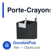 Porte-Crayons personnalisable en RPET - Logo en option - Miniature 4