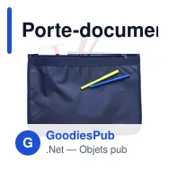 Porte-documents A4 zippé personnalisable avec logo - Giuseppe - Miniature 6