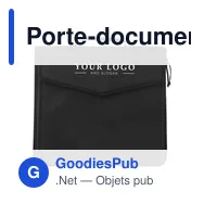 Porte-documents personnalisable en polyester avec logo - Coco - Miniature 7