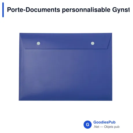 Porte-Documents personnalisable Gynster avec logo en PP recyclé