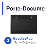 Porte-Documents personnalisable Gynster avec logo en PP recyclé - Miniature 11