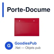 Porte-Documents personnalisable Gynster avec logo en PP recyclé - Miniature 12