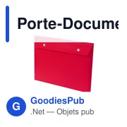 Porte-Documents personnalisable Gynster avec logo en PP recyclé - Miniature 8