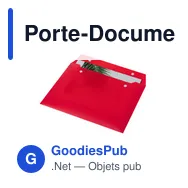 Porte-Documents personnalisable Gynster avec logo en PP recyclé - Miniature 9